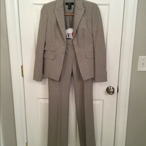 Body by Victoria pinstripe 2-piece pants suit